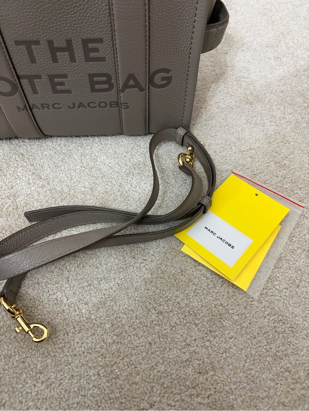 Marc Jacobs Small The Tote Bag in Cement - Picture 6 of 6